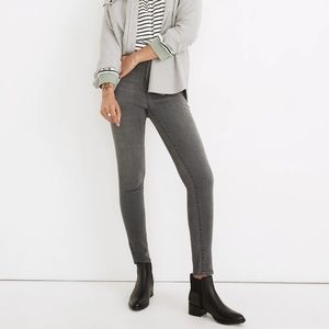 Madewell Tall 11" High-Rise Skinny Jeans Levin Wash Retro Pocket Edition 30